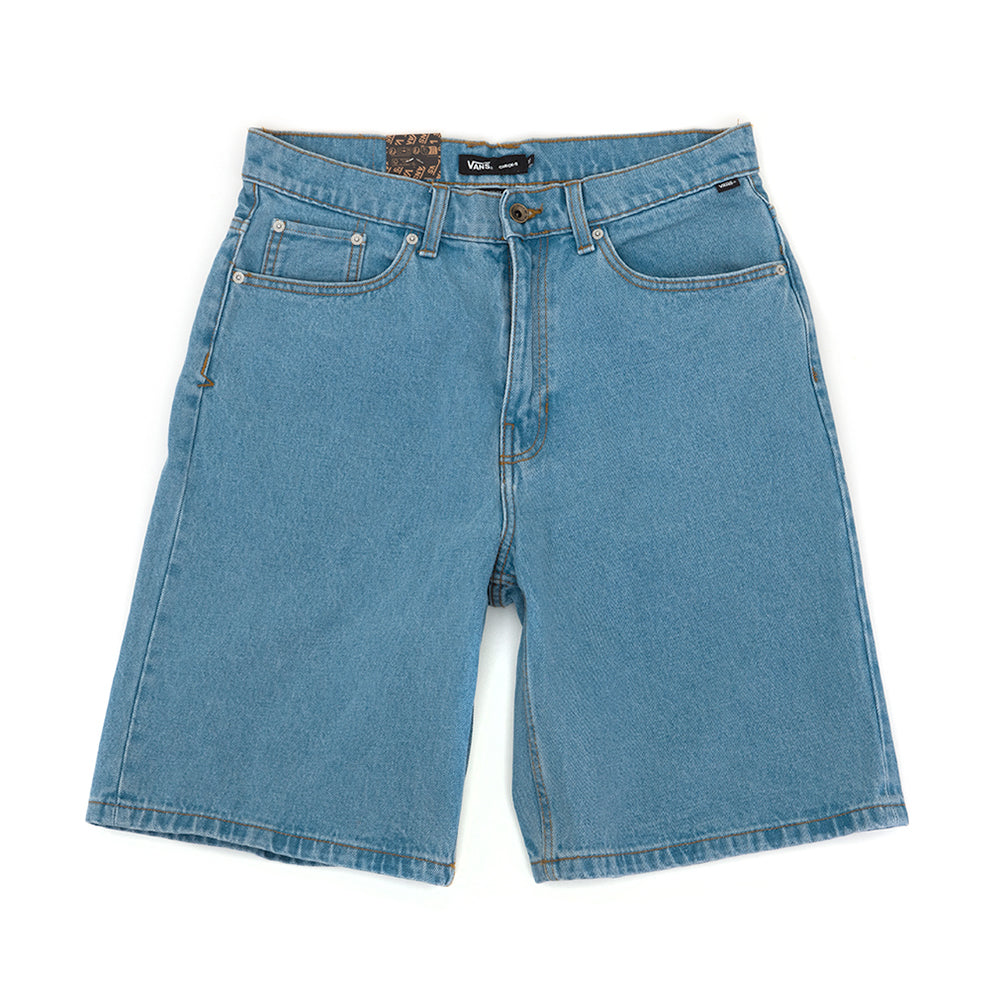 Check-5 Baggy Denim Shorts (Stone Wash / Blue) (S) VBU