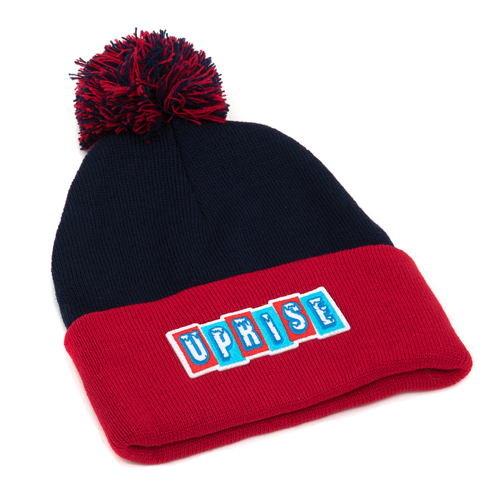 π§ Iced Beanie π§ (Navy / Red)