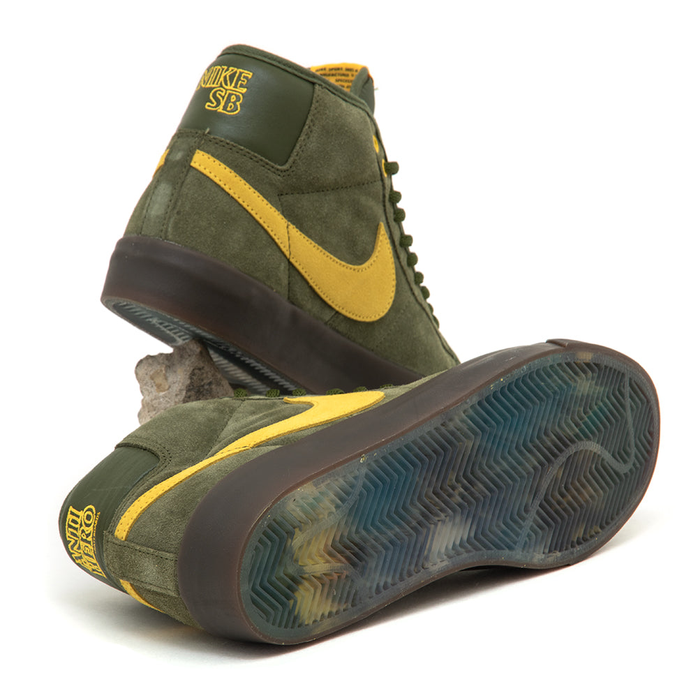 Zoom Blazer Mid QS - Anti-Hero (Rough Green / Amarillo - Rough Green) (S+)