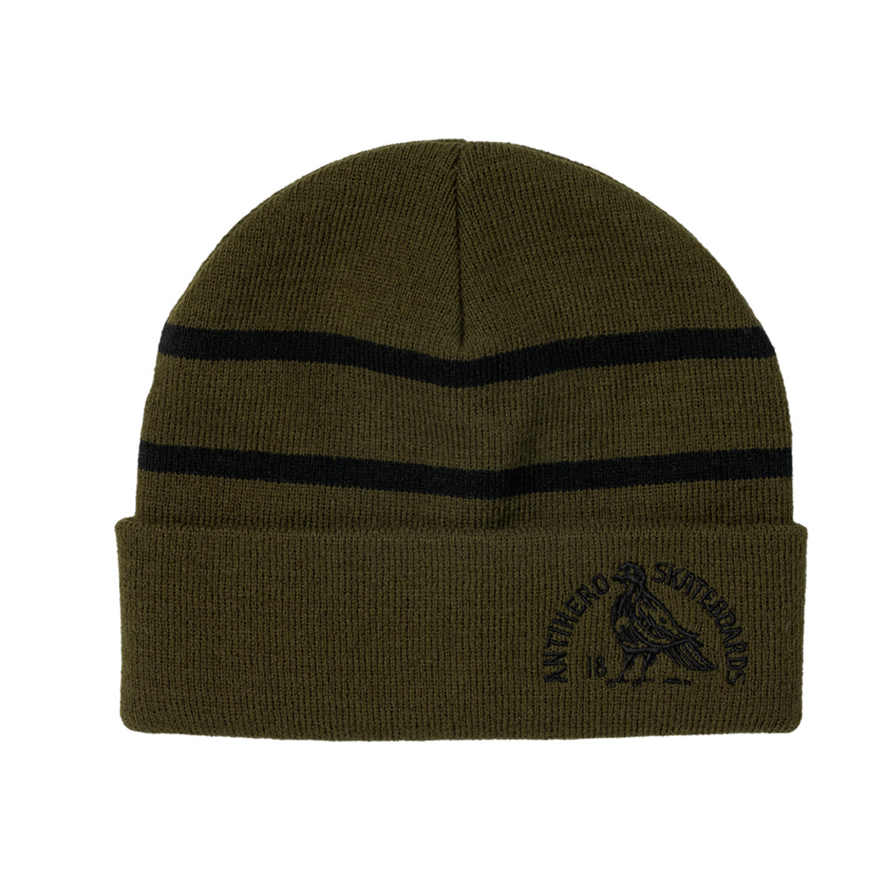Clubhouse Cuff Beanie (Olive / Black)