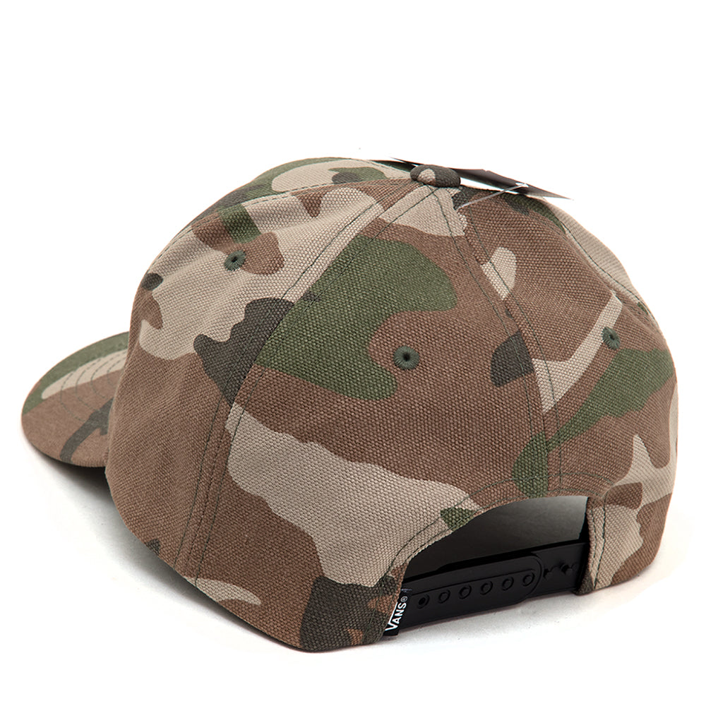 Classic Script Snapback Hat (Vintage Camo Brown) VBU