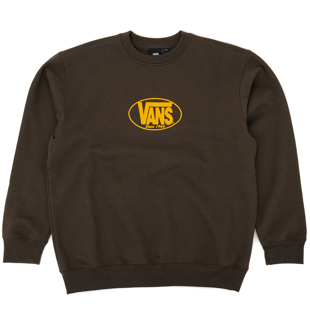 Classic Oval Crewneck Sweatshirt (Coal Brown) VBU
