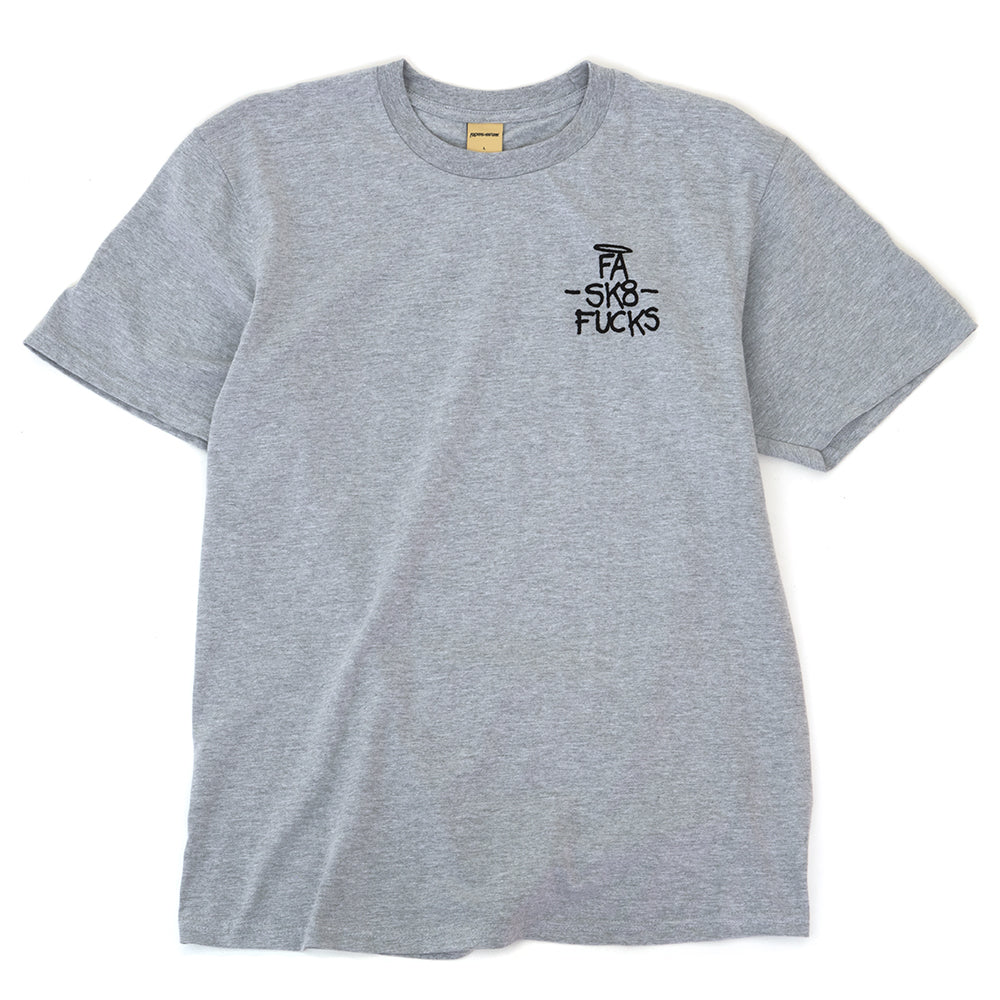 Sk8 Fucks S/S T-Shirt (Heather Grey) (S)