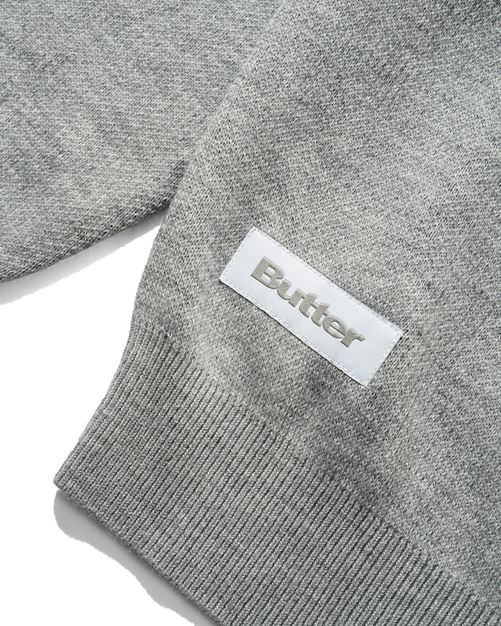 Spike Knit Crewneck Sweater (Ash)