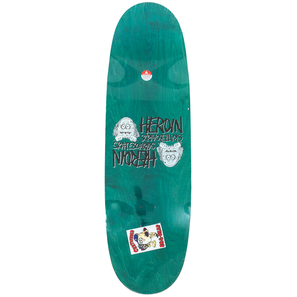 Team Auntie Razor Egg Shaped Deck - Wheel Wells (9.75)