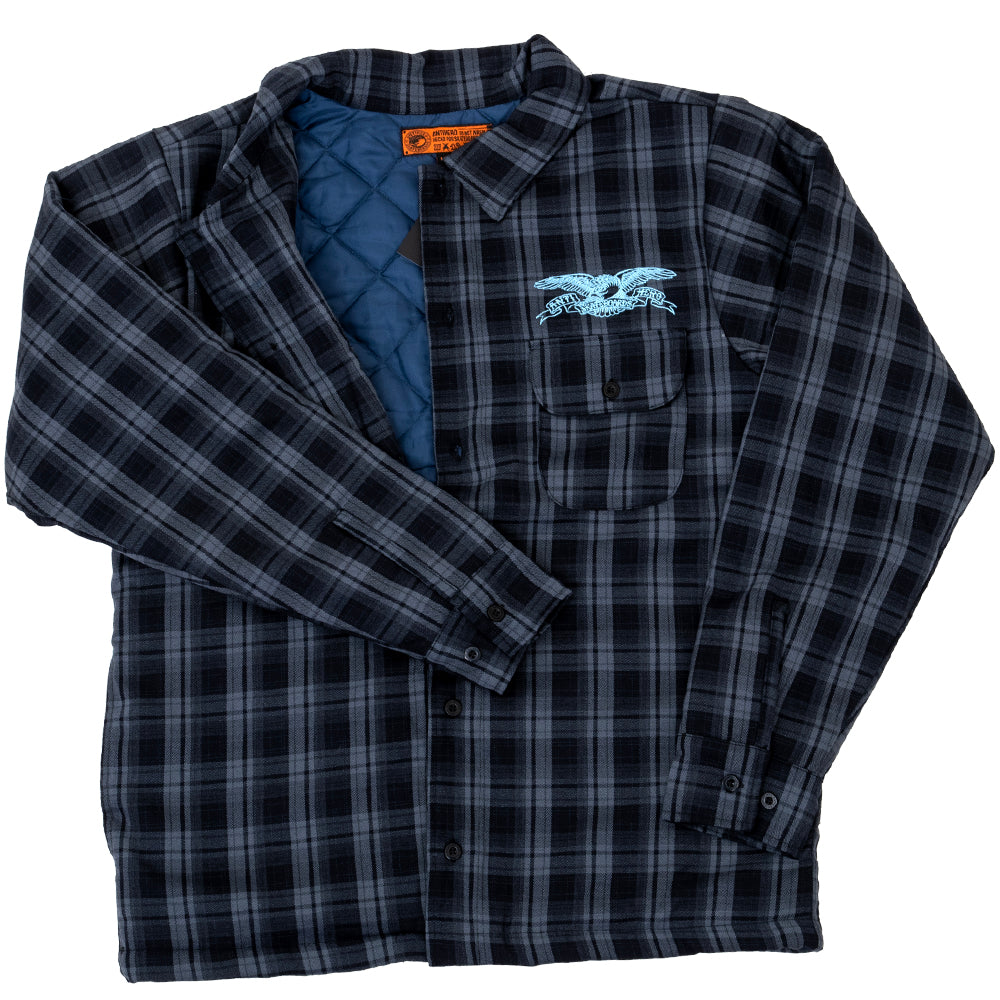 Hecho Por Skate Jacket (Navy Plaid w/ Navy Lining)