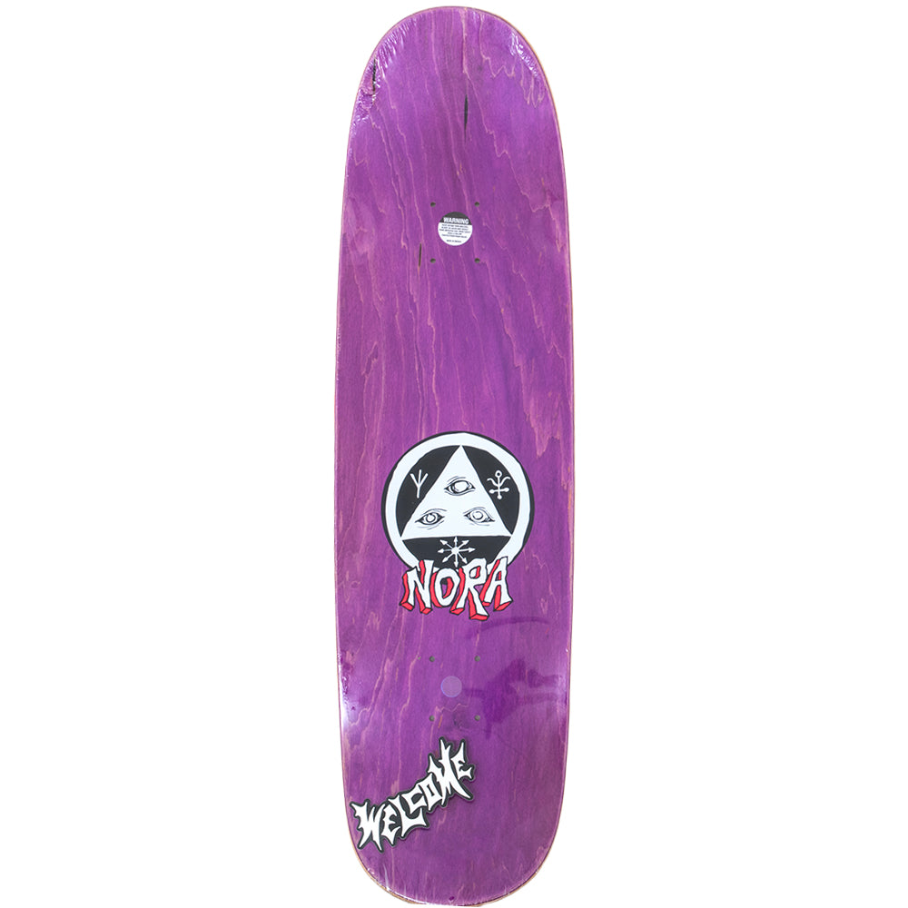Nora Teddy On Sphynx Shaped Deck - Teal/Purple (8.8)
