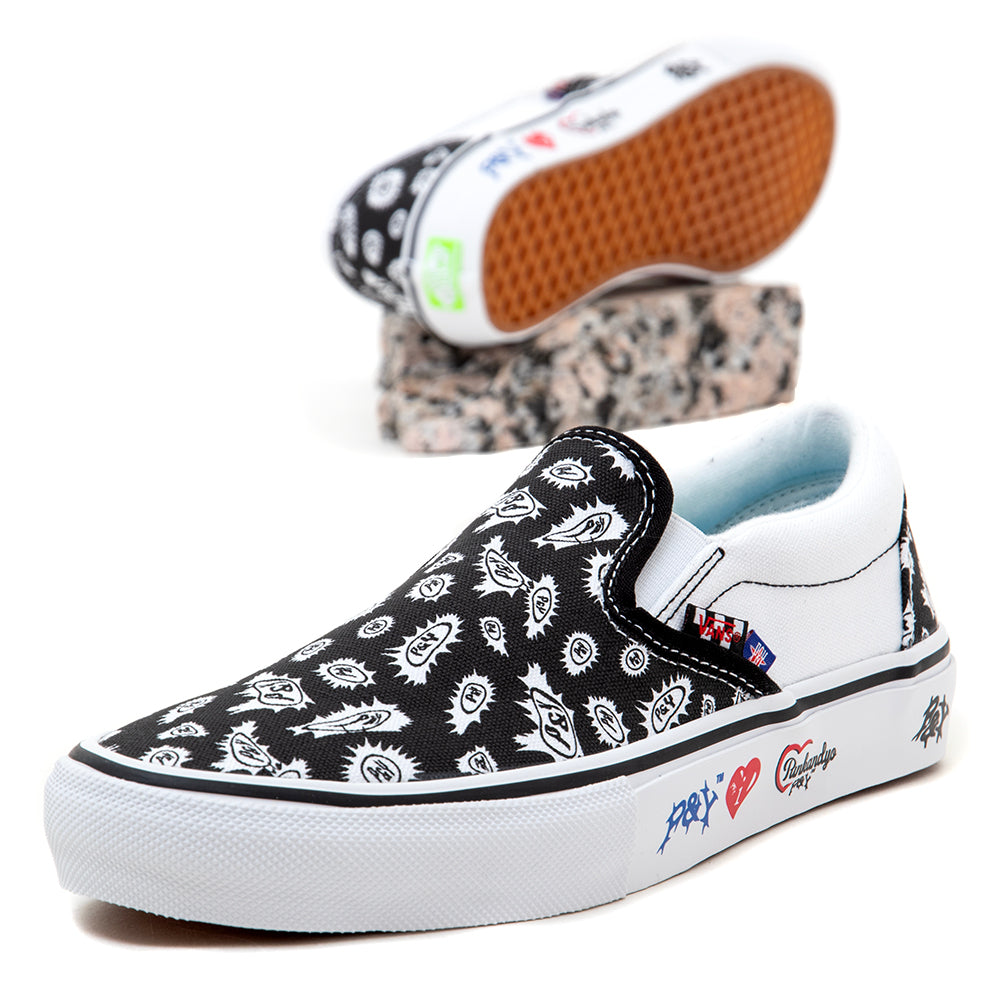 Skate Slip-On (Punkandyo) Black / White