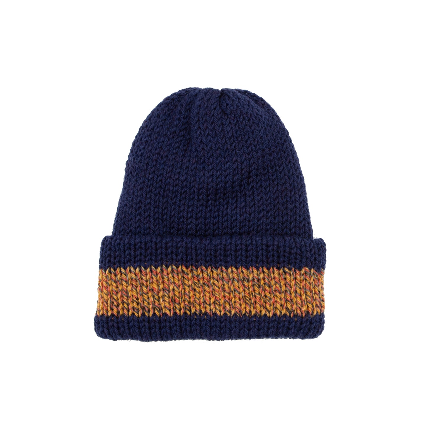 Short Stack Beanie (Nightcrawler Blue / Apricot Fade)