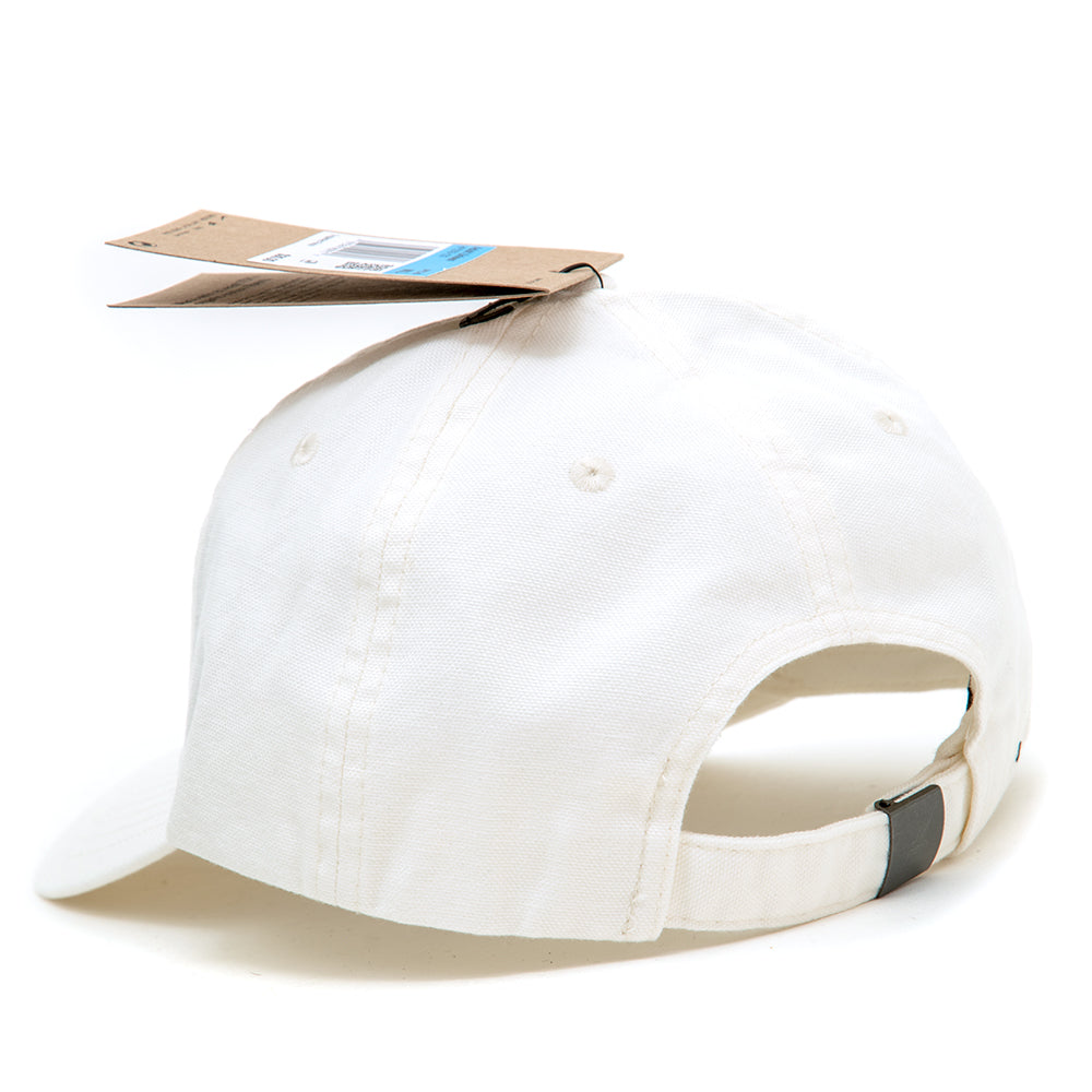 Unstructured 6 Panel Skate Strapback Cap (Off White)