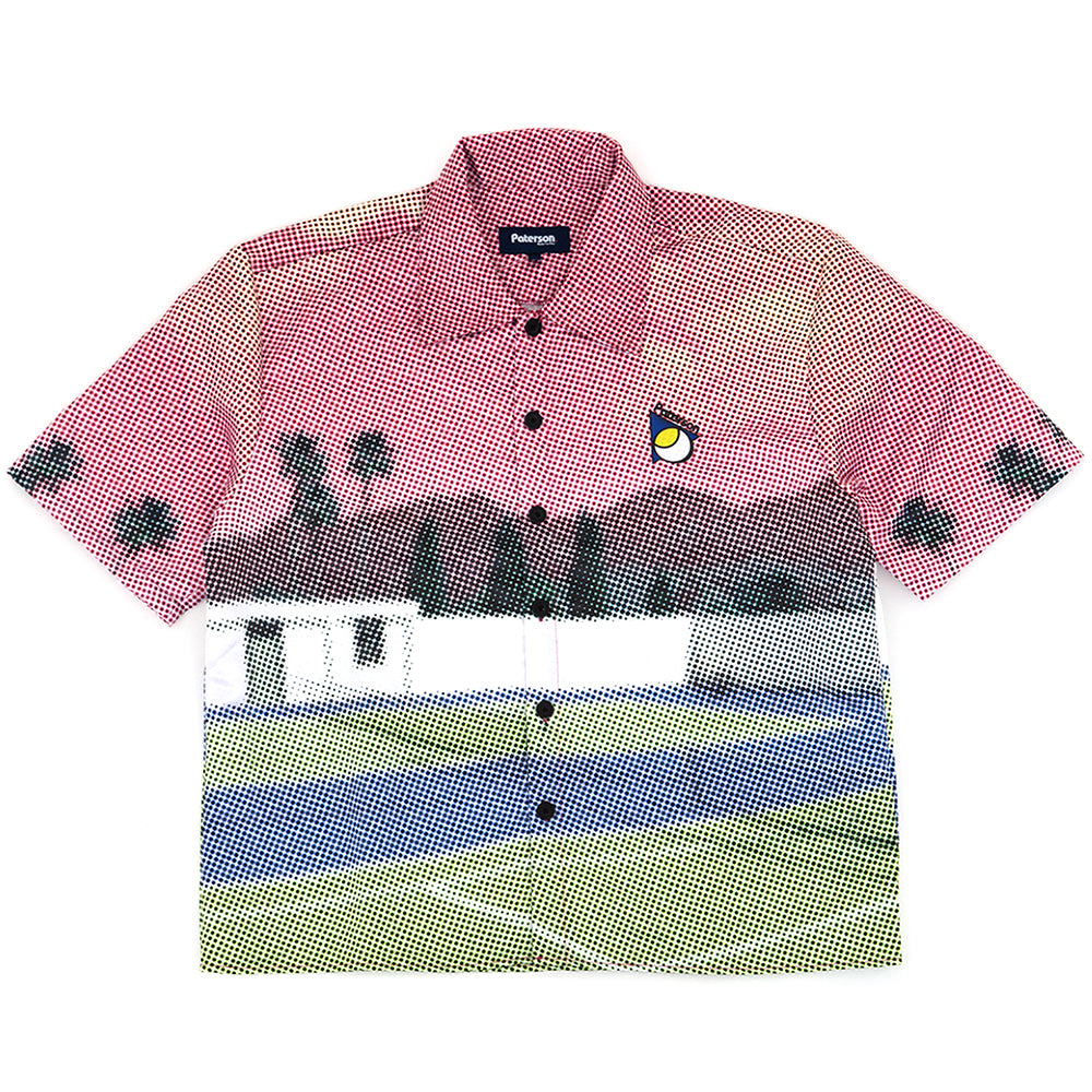 Palm Springs Court Buttondown Shirt (Pink) (S+)