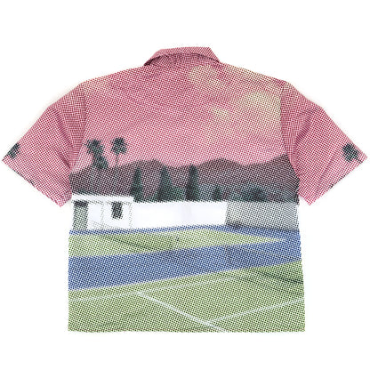 Palm Springs Court Buttondown Shirt (Pink) (S+)