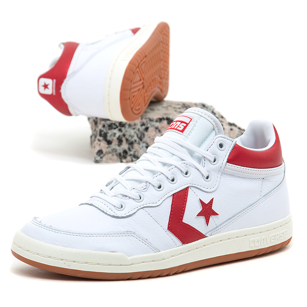 Fastbreak Pro Mid (White / Red / Egret) (S)