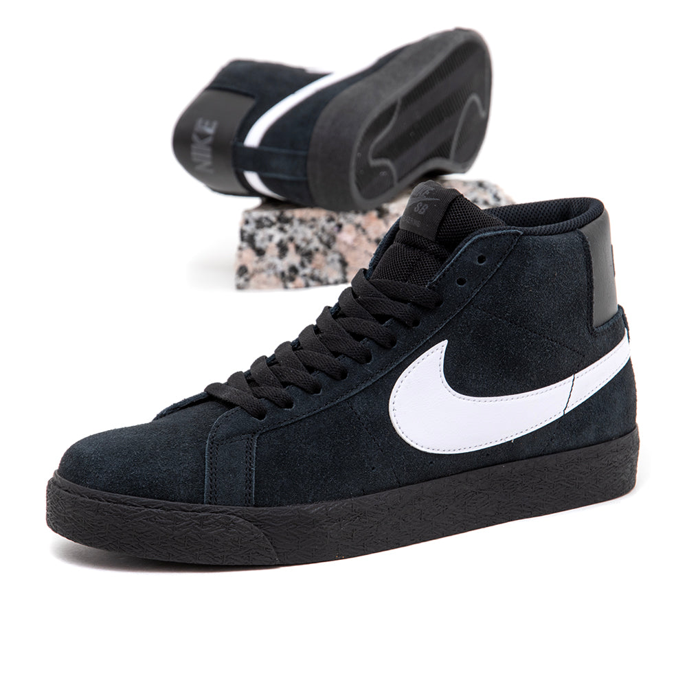 Zoom Blazer Mid (Black / White - Black - Black)