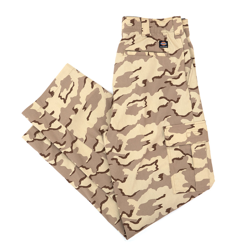 Skateboarding Loose Fit Camo Cargo Pants (Desert Camo) (S)