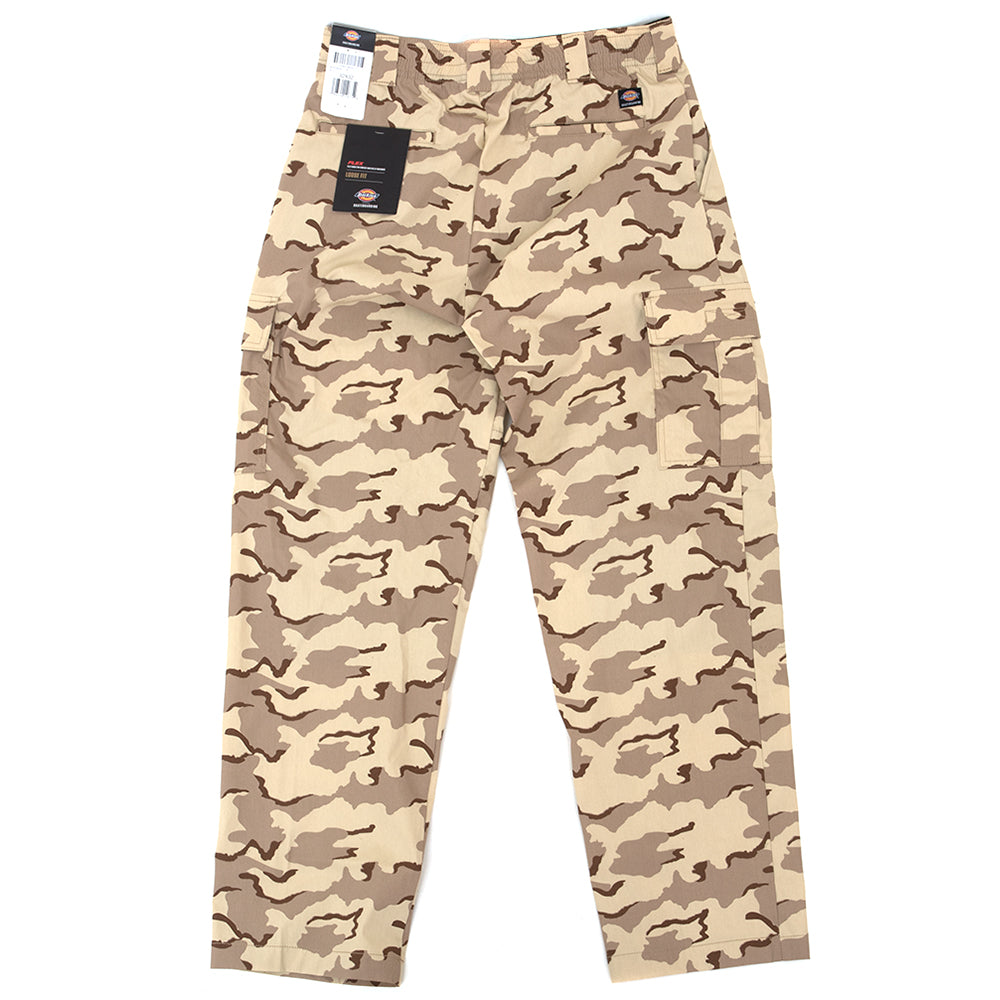 Skateboarding Loose Fit Camo Cargo Pants (Desert Camo) (S)