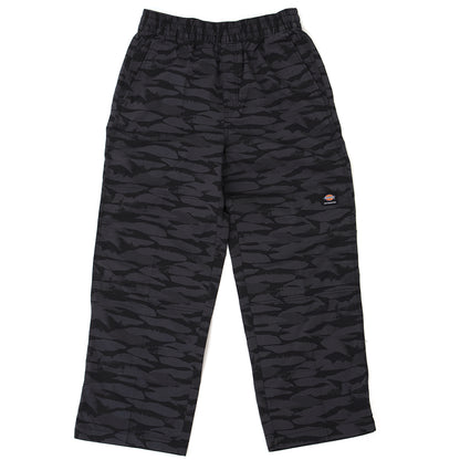 Skateboarding Printed Mount Vista Chef Pants (Black Tonal / Concrete Camo)