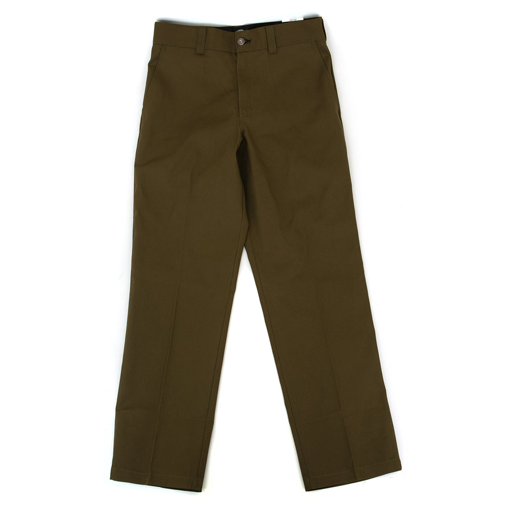 Regular Fit Twill Pant (Dark Olive)