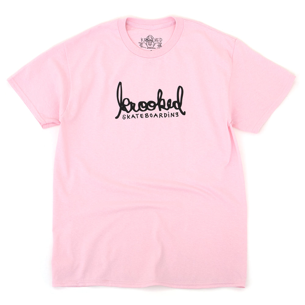 Skript S/S T-Shirt (Lt. Pink / Black)