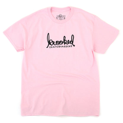 Skript S/S T-Shirt (Lt. Pink / Black)