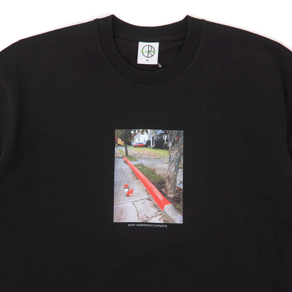 Red Curb T-Shirt (Black)