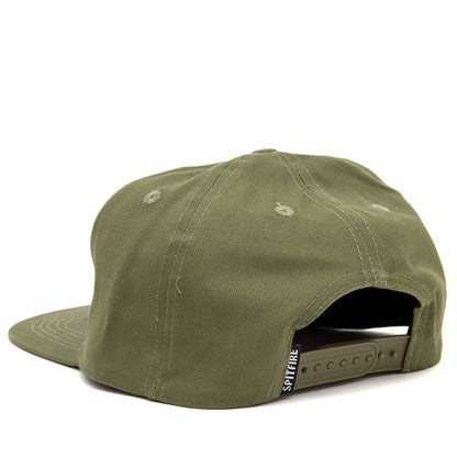 Bighead Fill Adj. Snapback Hat (Olive / Red)