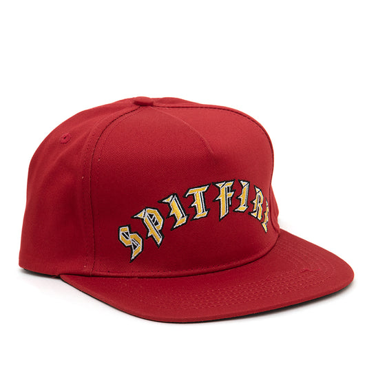 Old E Arch Adj. Snapback Hat (Dark Red) (S)