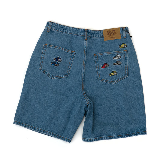 Pole Position Jean Shorts (Denim)