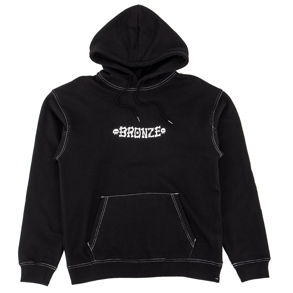 Bones Hooded Sweatshirt (Black) (S)