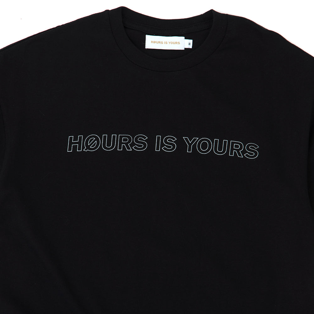 Outline T-Shirt (Black / Off White) (S)