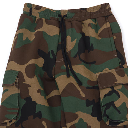 O.G.S. Fleece Cargo Pants (Woodland Camo)