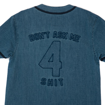 Don't Ask Baseball Jersey (Denim)