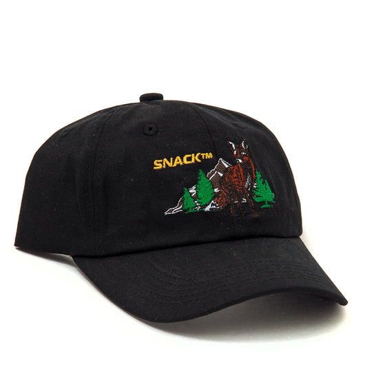 Crazy Like A Fox Strapback Hat (Black)