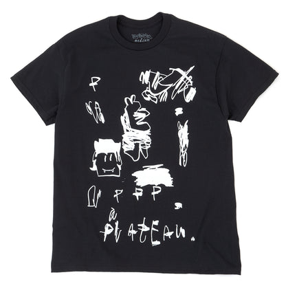 Plateau Scribble T-Shirt (Black / White)