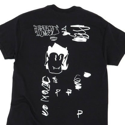 Plateau Scribble T-Shirt (Black / White)