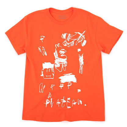 Plateau Scribble T-Shirt (Orange / White)