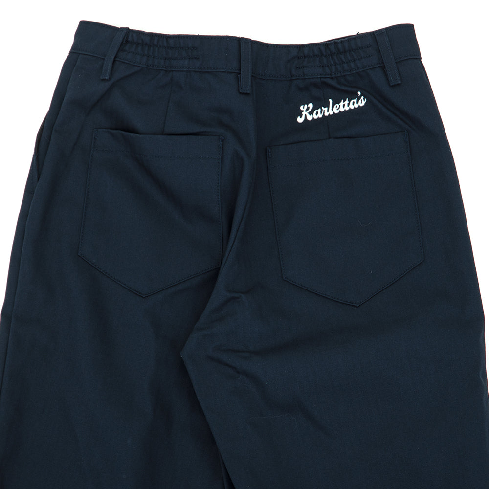 Karletta's Pants (Navy Herringbone) (S+)