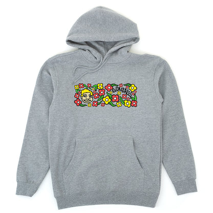 Sweatpants Pullover Hooded Sweatshirt (Heather Grey)