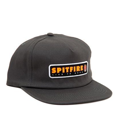 LTB Patch Adj. Snapback Hat (Charcoal) (S)