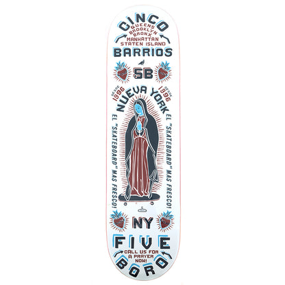 Cinco Barrios Deck White (8.0)