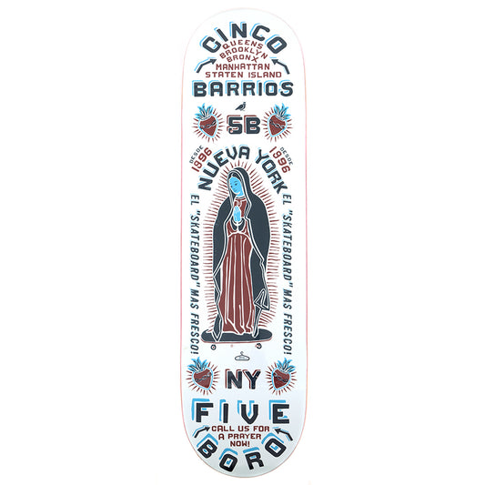 Cinco Barrios Deck White (8.0)