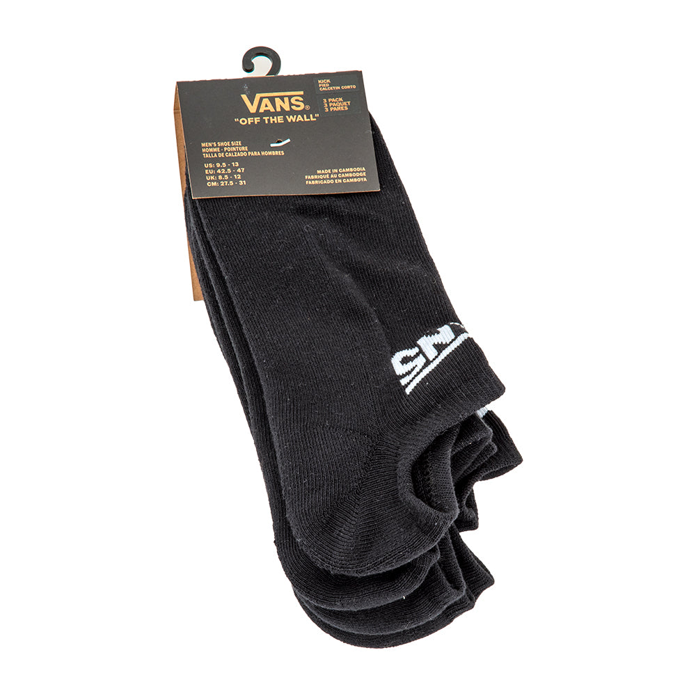 Classic Kick Sock 3 Pack (Black) VBU