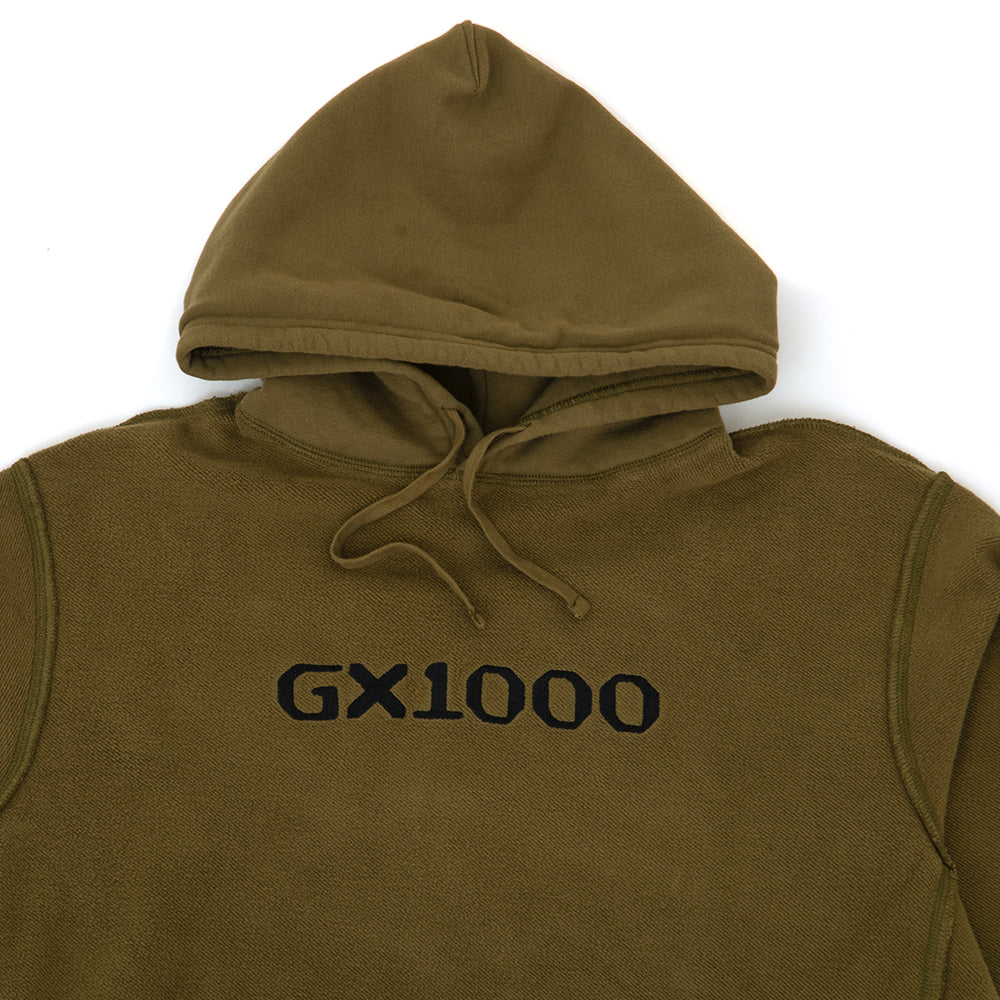 OG Logo Inside Out Hooded Sweatshirt (Olive) (S)