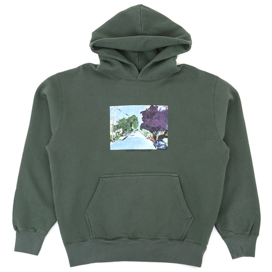 We Blew It At Some Point ED Hooded Sweatshirt (Grey Green)
