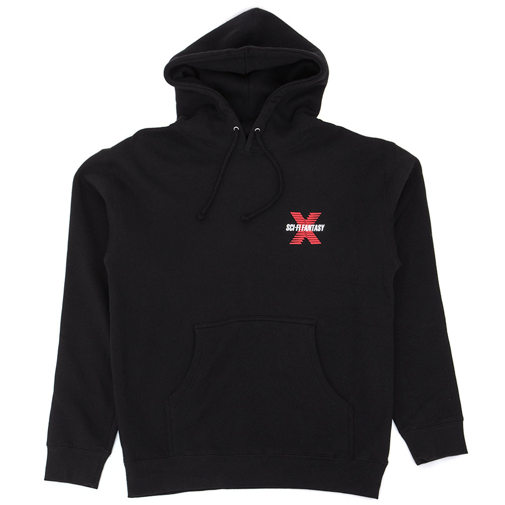 New X Hooded Sweatshirt (Black) (S)