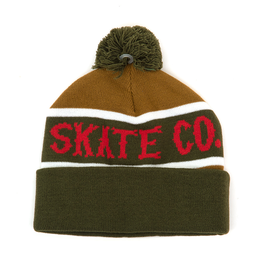 Zambony POM Beanie (Olive)