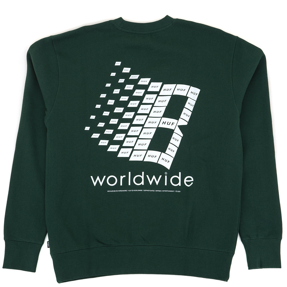 x Bronze Crewneck Sweatshirt (Forest Green)