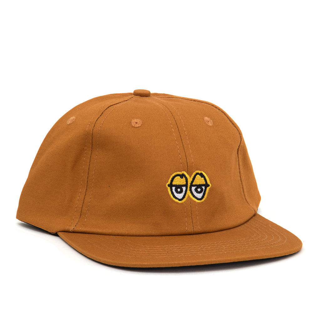 Eyes Adj. Strapback Hat (Tan / Gold)