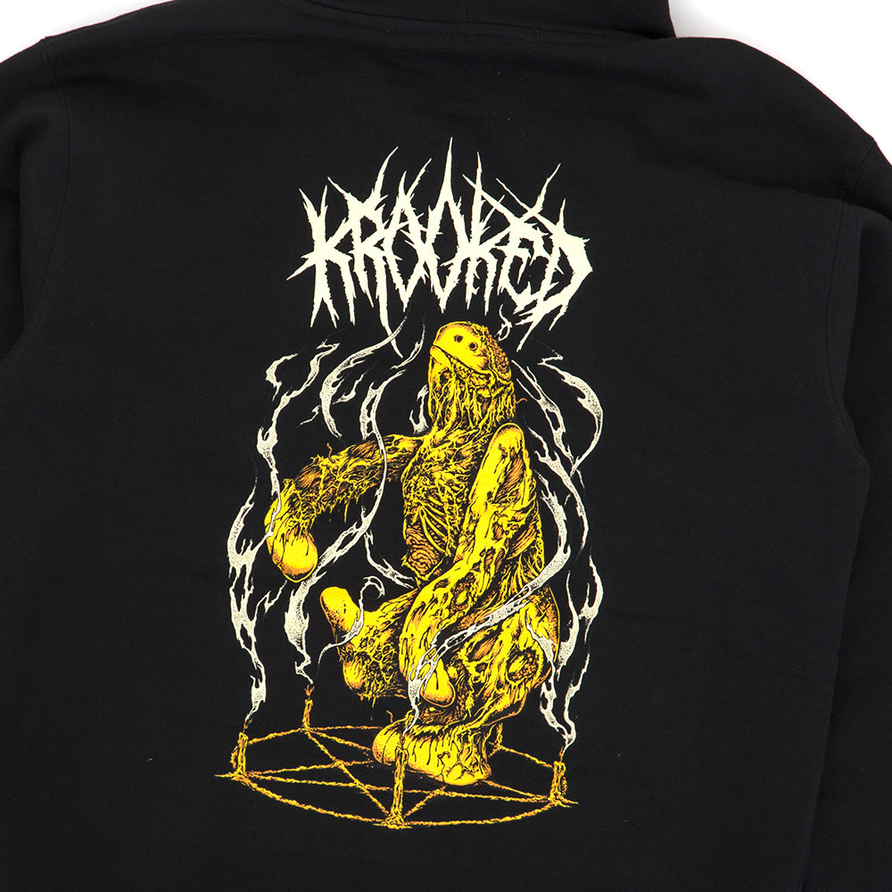 Necroshmoo Zip Up Hooded Sweatshirt (Black)