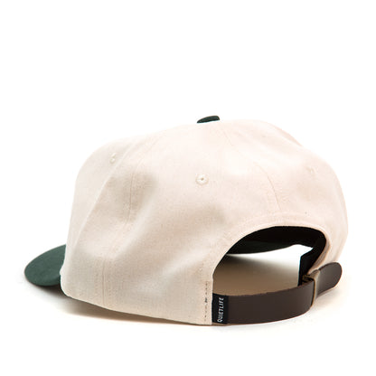 La Vie Tranquille Polo Strapback Hat (Natural / Green)